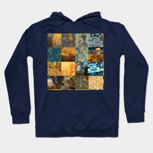 Van Gogh Paintings Mashup Hoodie